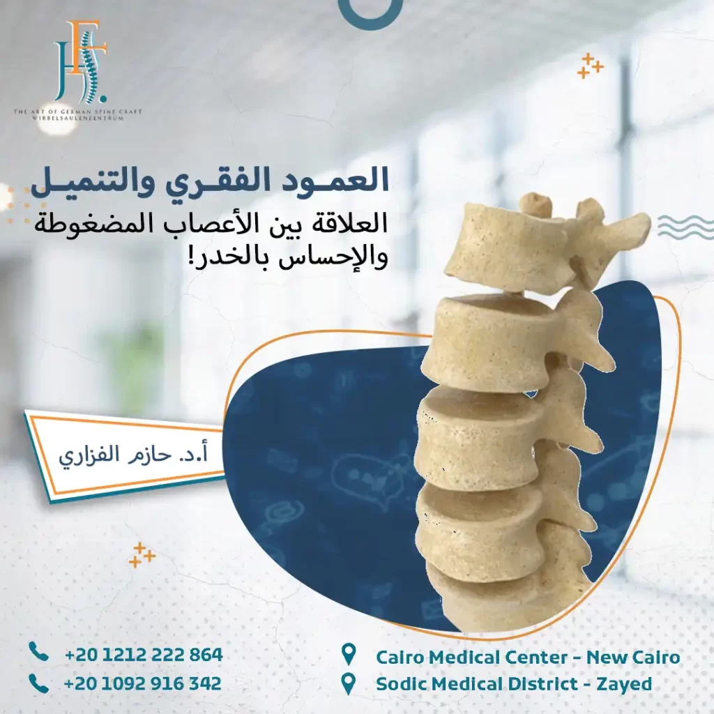العمود الفقري والتنميل